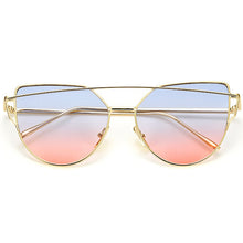 Charger l&#39;image dans la galerie, Lunettes de Soleil Femmes Vintage Metal Reflective RBROVO