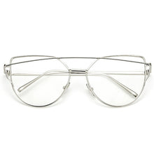 Charger l&#39;image dans la galerie, Lunettes de Soleil Femmes Vintage Metal Reflective RBROVO