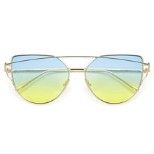 Charger l&#39;image dans la galerie, Lunettes de Soleil Femmes Vintage Metal Reflective RBROVO