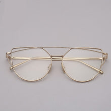 Charger l&#39;image dans la galerie, Lunettes de Soleil Femmes Vintage Metal Reflective RBROVO