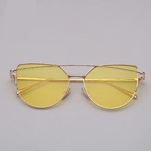 Charger l&#39;image dans la galerie, Lunettes de Soleil Femmes Vintage Metal Reflective RBROVO