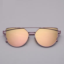 Charger l&#39;image dans la galerie, Lunettes de Soleil Femmes Vintage Metal Reflective RBROVO