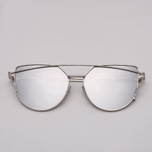 Charger l&#39;image dans la galerie, Lunettes de Soleil Femmes Vintage Metal Reflective RBROVO