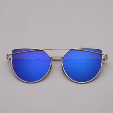 Charger l&#39;image dans la galerie, Lunettes de Soleil Femmes Vintage Metal Reflective RBROVO