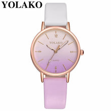 Charger l&#39;image dans la galerie, Montre à Quartz Couleur Dégradée pour Femme YOLAKO