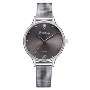 Montre à Quartz en Acier Inoxydable pour Femme DICAIHONG