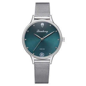 Montre à Quartz en Acier Inoxydable pour Femme DICAIHONG