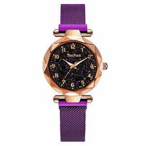 Montre à Quartz Magnétique Ciel Étoilé pour Femme TEPHEA