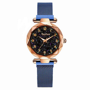 Montre à Quartz Magnétique Ciel Étoilé pour Femme TEPHEA