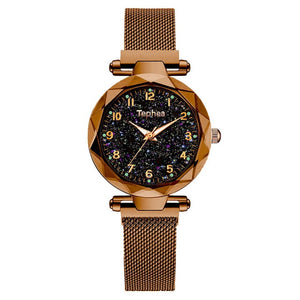 Montre à Quartz Magnétique Ciel Étoilé pour Femme TEPHEA